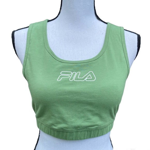 FILA Bloom Green Sports Bra Size 1X NWT - Picture 1 of 10